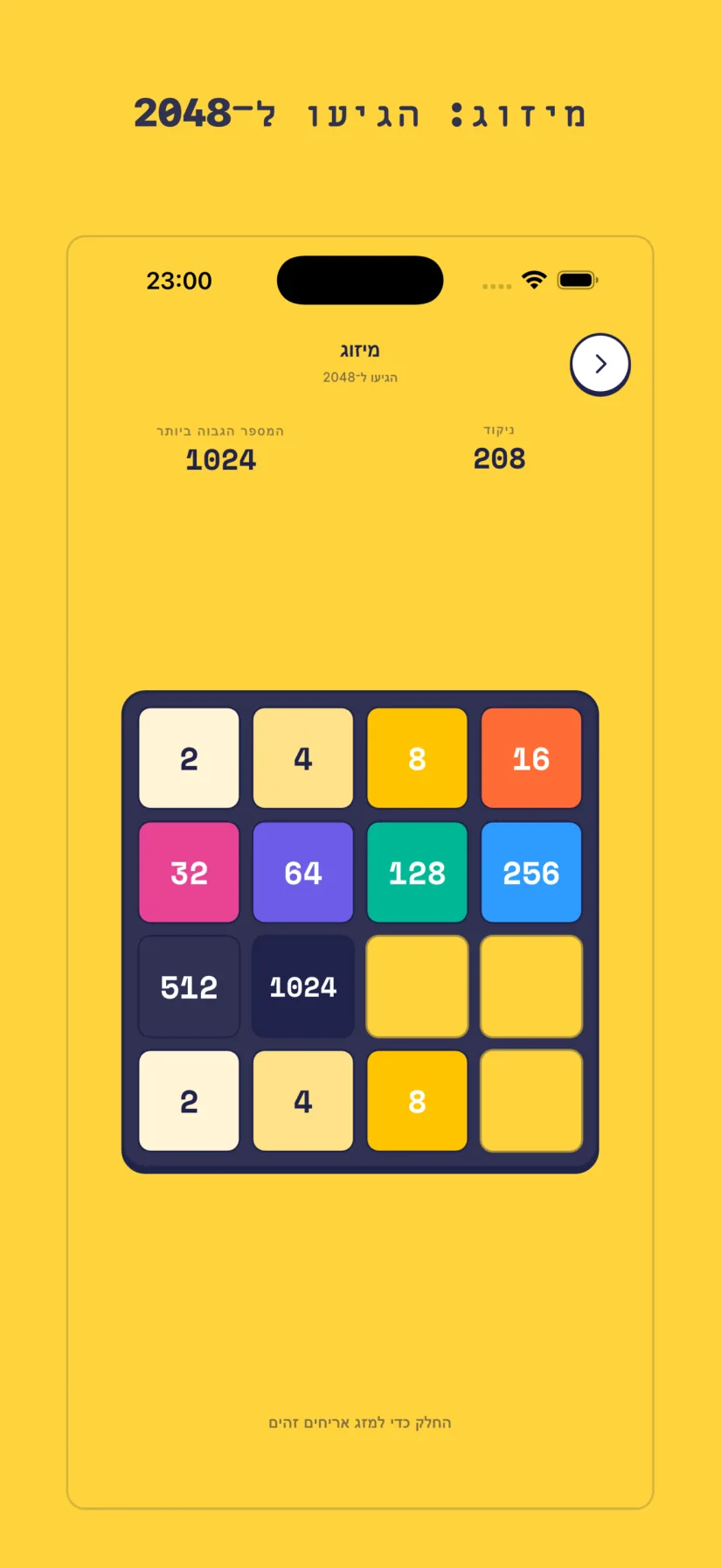 מיזוג: הגיעו ל־2048