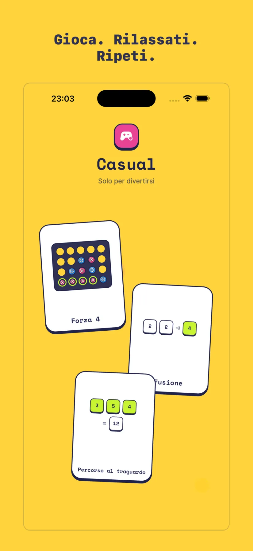 Casual: Forza 4, Fusione, Percorso al traguardo