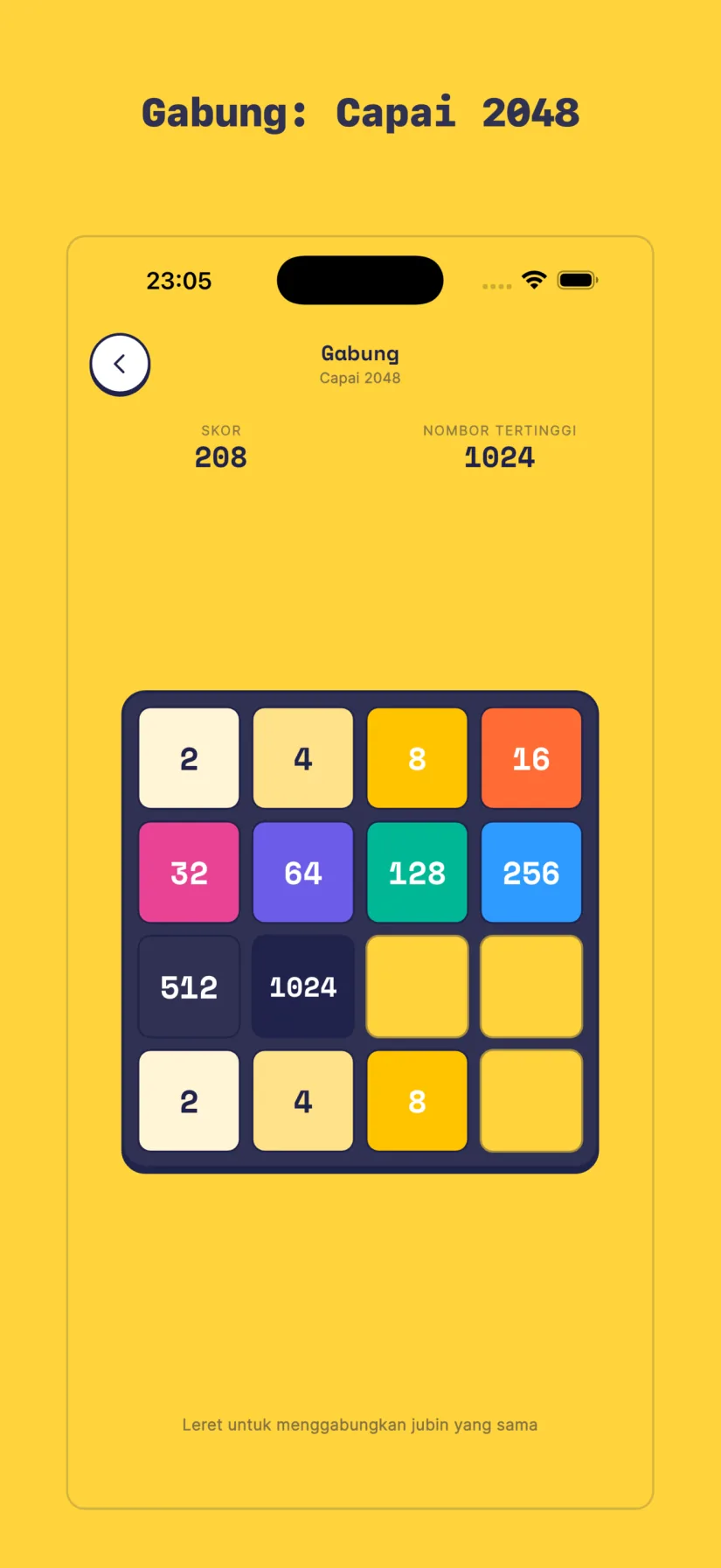 Gabung: Capai 2048